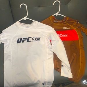 UFC LONG SLEEVE BUNDLE WHITE & BROWN GOLD